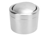 Mini Desk Trash Can with Swing Lid 304 Stainless Steel Small Countertop Garbage Can for Home Office V1294-YM0901-3117240288011