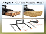 3 Point Hitch Pallets, 680 kg Clamp on Pallets, 128 cm Total Length Heavy-Duty Tractor V952-TPHCSDSK50IN3AS0W001V0