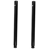 Worgeous Hydraulic Jack Handle Replacement for Car Repair with Steel and Rubber Material Black 2 pcs V1189-LWWAL-20260327-03519