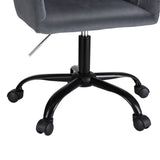 Artiss Office Chair Velvet Seat Dark Grey OCHAIR-H-DL22-GY