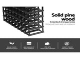 Artiss Wine Rack 72 Bottle Black WINE-RACK-72B-BK