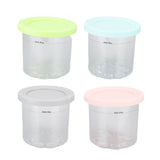 4Pcs Plastic Ice Cream Cans Replacement for Ninja NC299AMZ NC300s Series Creami Ice Cream Makers V1294-YM0703-3113230124811