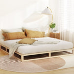 Artiss Bed Frame King Size Wooden Base Mattress Platform Timber Pine KALAM WBED-KALAM-K-WD-AB