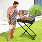 Wallaroo Charcoal BBQ Grill - Adjustable Height BBQ-DS10