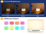 White Noise Machine Portable Sleep Therapy Device with 34 Natural Sounds 30/60/90 Minutes Timer 9 V1294-YM0901-L6718