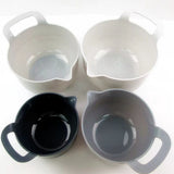 Nesting Plastic Mixing Bowls, 4 Piece Nesting Plastic Mixing Bowl Set with Pour Spouts and Handles, V1370-AZ4-13437