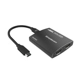 Simplecom DA330 USB-C to Dual HDMI MST Adapter 4K60Hz with PD and Audio Out V28-DA330