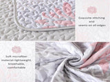 Mosaic Quilted coverlet and pillowcovers set Unique Patchwork Design - Queen size V745-MAC080699Q13U