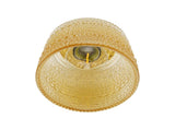 Battery Operated Lamp with Timer LED Bulb Amber Glass Table Lamp Decorative Nightstand Lamp for V1294-YM0901-3119250028711