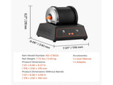 Rock Tumbler 4lbs Rock Polishing 4 Speed Settings 9-Day Polishing Timer Stone Polishing V952-YSDMJHS4DDSJTPGYE001V3