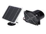 6.5 Inch Solar Powered Exhaust Fan 50W 12V ABS Monocrystalline Silicon Solar Panel Ventilation Fan V1294-YM0901-3111240176711