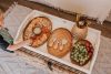 Bamboo Oval trays set of 3 V59-768