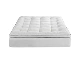 Giselle Bedding Single Mattress Topper 5cm Coral Fleece TOPPER-FLEECE-5-S