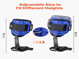 Tree Climbing Spikes Set, Height-Adjustable Tree Climbing Gear with Straps & Waist Harness, 159 kg V952-XPSZZZHKJCKSUJVZX002V0