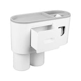 Toothbrush Holder Wall Mounted with 2 Cups Automatic Toothpaste Dispenser Multifunctional Toothbrush V1294-YM0901-3112230071811