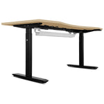 WalkingPad MC21 with Dual Motor Automatic Standing Desk 180cm in Oak and Cable Management V420-KWTM-MC21F-D