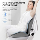 Ergonomic Memory Foam Seat Cushion provides comfortable lumbar and back support, suitable for office V1232-ZKJYZD001