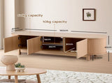Artiss TV Unit Entertainment Unit Storage Cabinet 160cm Pine FURNI-N-TV160-WD