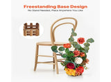 Standing Artificial Flowers Arrangements 4 PCS, 450 mm Tall Faux Flower Decorations for Wedding V952-ZSHQDLSCS175RY2Y4001V0