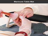Nail Armrest - foldable - Nail Stylist Armrest - PU leather hand rest - with table mat - for V1188-MS101-03025-1
