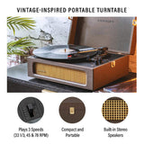 Crosley Voyager Bluetooth Portable Turntable - Cocoa V398-CRIW8017B-CO4