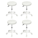 Levede 4x Rolling Bar Stool Swivel Salon SPA Chair Beige BR1065-BGX4