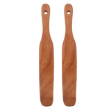 Coffee Wooden Cheese Spreader for Kitchen Use, Versatile Wide Shovel, 4Pcs V1366-AZ2-W-13638