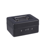 Combination Lock Money Box with Heavy Duty Black 1Pack V1192-AZ-W-30612