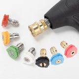 Car Washing Machine 1/4 Nozzle High Pressure Nozzle Fan-Shaped Quick Fittings 1.2 mm V1189-LWWAL-20260327-04997
