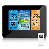 Wireless Weather Station Indoor and Outdoor Thermometer, Forecast Station Temperature and Humidity V1370-AZ4-10241