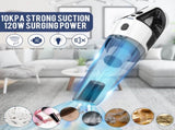 Corded Handheld Car Vacuum Cleaner - 10kPa Strong Suction, 120W Power with LED Light & Washable HEPA V888-ELOSUNG35815