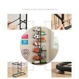 Basketball Soccer Storage Rack Sport Ball Organizer Ball Holder Display Stand With Basket V201-FCA7555BL8AU