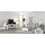 Plumeria Lamp Side Table Laptop Desk Bedside Sofa End Tables - White Brush V315-VOD-HOME-19