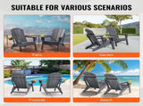 Adirondack Chair Plastic, Set of 2 All-Weather Portable Folding Fire Pit Chair, Outdoor Adirondack V952-SLADLDKYHSKZUB86TV0