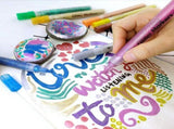12-Pack Glitter Paint Markers for Rock Painting, Acrylic Craft Pens for Ceramic & Wood, DIY Craft V1192-AZ-W-26096