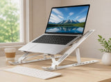 Foldable Height Adjustable Laptop Stand,Ergonomic Design, Non-Slip Rubber Pads,Portable And V1370-AZ4-25454