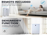 CARSON 3.5kW Portable Air Conditioner, with Dehumidifier Mode & Fan Cooler V219-COLPACCA2C8A