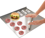 Silver Stainless Steel Chopping Board 60x50cm - Non-Slip Pastry Worktop Protector V178-59246