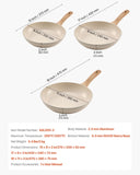 Frying Pan Skillet, Aluminum Egg Fry Pans, 3 Pcs , Nonsitck Ceramic Heavy-Duty V952-LCGSJTTCTC89NDS2C001V0