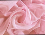 2 Long drop Sheer Voile Curtains 590cm wide 270cm Drop Pinch Pleat30 Hook, Pink V702-CNA5-4-4 PINK