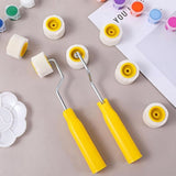 4/5-inch mini paint roller, foam roller paint, mini paint tool for trimming or corner trimming V1366-AZ2-W-14379