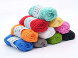 10-pack Cotton Yarn 150g MultiColor, for Knitting and Crochet V1237-ZY-506-0462