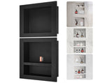 Shower Ready for Tile 40.64x40.64cm & 40.64x50.8cm, Triple Shelf, Square Corners Wall-inserted V952-SLLYBK3C16YCJMSU0V0