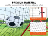 Soccer Rebounder Rebound Net, Kick-Back 100x100 cm, Portable Football Training Gifts, Fully V952-ZQHDWTZ10010GPDKLV0