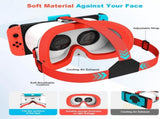 Compatible with Nintendo Switch VR headsets and OLED models, VR virtual reality glasses with V1188-MS-313-0561