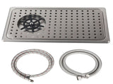 G1/2 Stainless Steel Automatic Cup Washer Cleaner Glass Rinser for Bar Pub RestaurantM V1294-YM0901-3118200178112