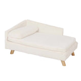 Luxurious Rectangular Pet Sofa Bed with Anti-Skid Base V767-P-XM116-M