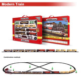 Electric Modern Toy Train Set Vehicle Rail Track Carriages With sound and lighting Kids V891-ZY-TRAINTONAM-X1