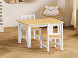 Bopeep Kids Table and Chairs Set Wooden 3PCS Study Play KD1173