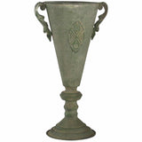 Tuscan Embossed Flute Urn w/ Handles 22x40cm V637-37061URN